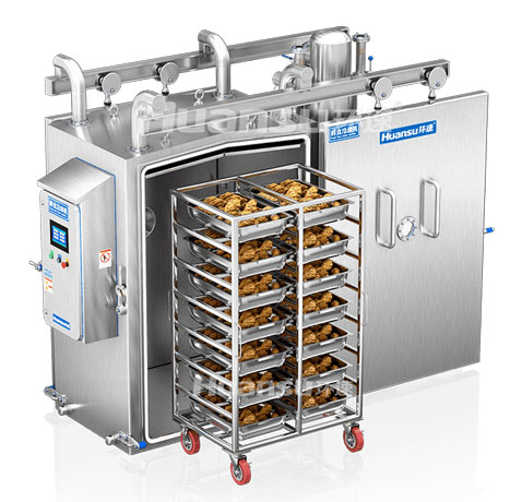 环速鲜食冷却机-食品冷却过程